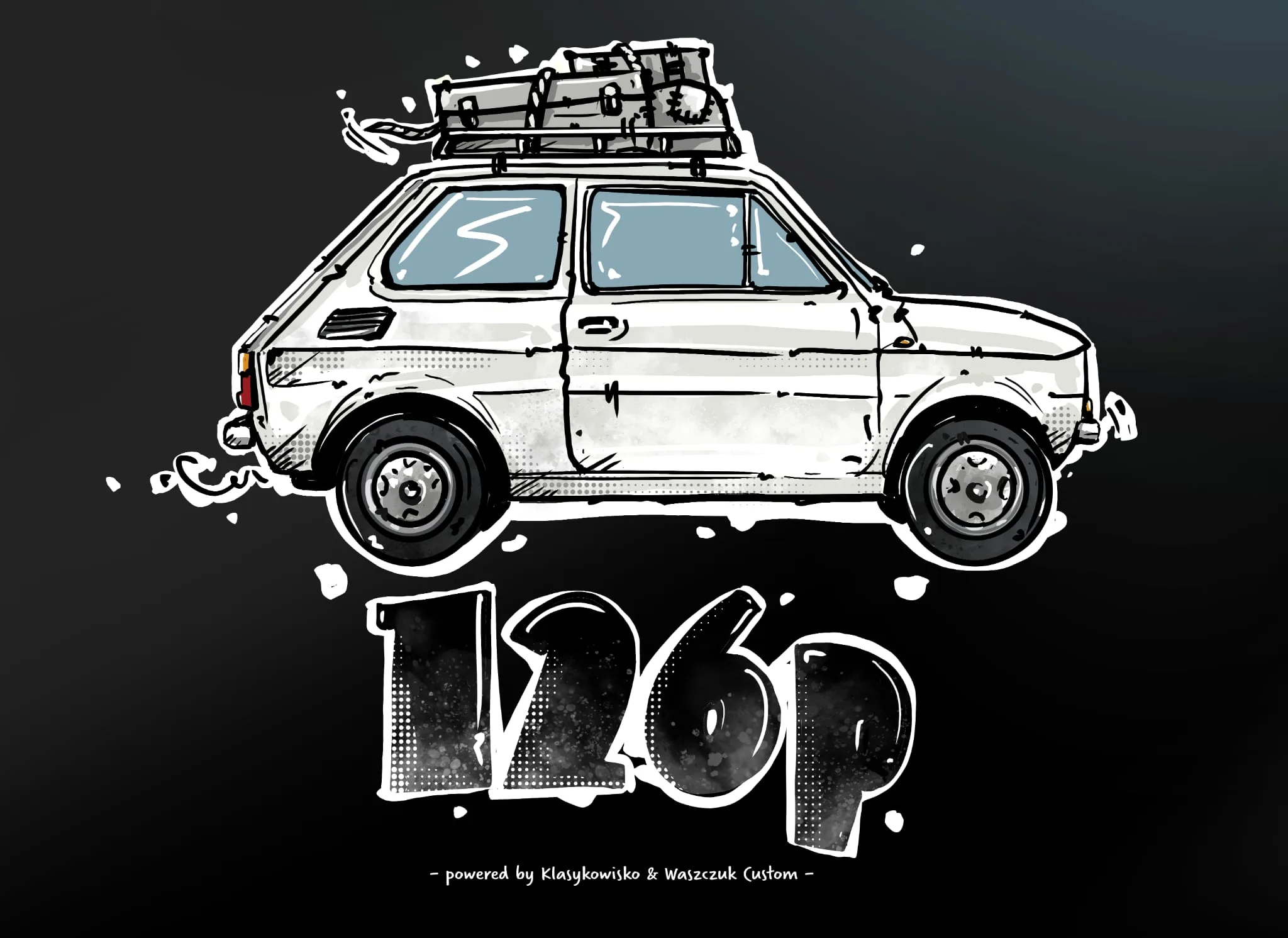 T-shirt Fiat126